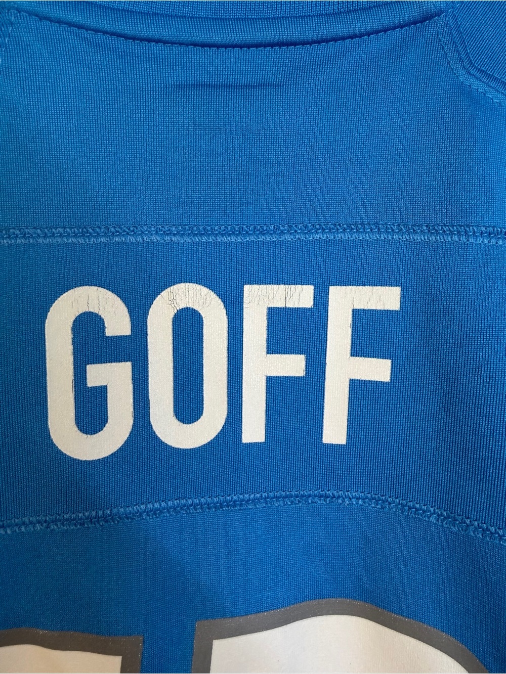 Detroit Lions Jared Goff #16 Nike Youth M 10/12 NFL Football Jersey Blue - Picture 10 of 16